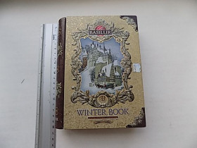 Інше Другое ^/--/^ Коробка жестяная из-под чая в виде книги ^_^^^ Коробка жорстка з-під чаю у вигляді книги - фото фото фото