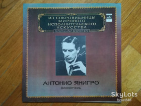 Платівки Пластинки ^/--/^ Антонио Янигро, виолончель  (лам. конв.)-NM+, Мелодия ^_^^^ Антоніо Янігро, віолончель (лам. конв.)-NM+, Мелодія - фото фото фото