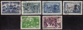 СРСР - СССР - ^/--/^ СССР. Герои войны №2  (серия) 1944 г. ^_^^^ СРСР. Герої війни No /--/ 2 (серія без 1 м.) 1944 - фото фото фото