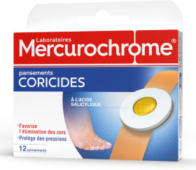 Здоров'я Здоровье ^/--/^ Лот № 15225 Набір з 2 уп. MERCUROCHROME - Пластирі з корицидною саліциновою кислотою - Упаковка з 12 пластирів - Сприяє видаленню мозолів - Захищає від болючого тиску від мозолів ^_^^^ Лот No 15225 Набор из 2 уп. MERCUROCHROME - Пластири с корицидной салициновой кислотой - Упаковка из 12 пластырей - Способствует удалению мозолей - Защищает от болезненного давления от мозолей - фото фото фото