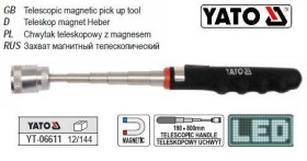 Інші інструменти Другие инструменты ^/--/^ Захват магнитный YATO телескоп LED подсветка l /--/ 190-800 мм YT-06611 ^_^^^ Польща телескоп LED підсвічування l /--/ 190-800 мм YT-06611 - фото фото фото