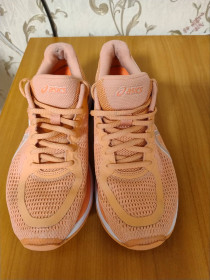 Кросівки Кроссовки ^/--/^ Жіночі бігові/спортивні кросівки ASICS персикового   (помаранчево-рожевого) кольору ^_^^^ Женские беговые/спортивные кроссовки ASICS персикового (оранжево-розового) цвета - фото фото фото