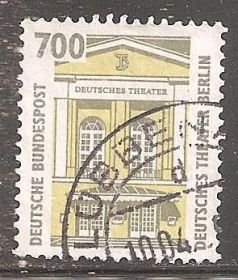 НДР, ФРН ГДР, ФРГ ^/--/^ ФРГ 1993 Mi.1691 used    (Берлин Немецкий театр) КОНЦОВКА серии ^_^^^ ФРН 1993 Mi.1691 used (Берлін Німецький театр) КОНЦОВКА серії - фото фото фото