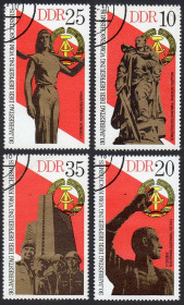 Інші країни Другие страны ^/--/^ НДР 1975 - 30 років перемоги над фашизмом  (Г) повна серія ^_^^^ ГДР 1975 - 30 лет победы над фашизмом (Г) полная серия - фото фото фото