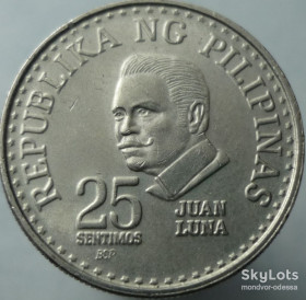 Філіппіни Филиппины ^/--/^ Филиппины 25 сентимо 1981     12 /--/ ф ^_^^^ Філіппіни 25 вересня 1981 12 /--/ ф - фото фото фото
