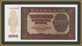 Німеччина Германия ^/--/^ Германия  (ГДР) 1000 марок 1948 P-16 UNC ^_^^^ Німеччина (НДР) 1000 марок 1948 P-16 UNC - фото фото фото
