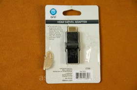 Кабелі, адаптери Кабели, адаптеры ^/--/^ Адаптер поворотний HDMI SWIVEL (ONN із США) ^_^^^ Адаптер поворотный HDMI SWIVEL (ONN из США) - фото фото фото