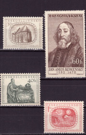 Чехословаччина Чехословакия ^/--/^ Чехословакия. Коменский   (серия)* 1957 г. ^_^^^ Чехословаччина. Коменський (серія) * 1957 - фото фото фото