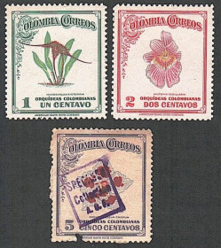 Флора Флора ^/--/^ Колумбия  (1947) Колумбийские орхидеи. Цветы. Флора ^_^^^ Колумбія (1947) Колумбійські орхідеї. Квіти. Флора - фото фото фото