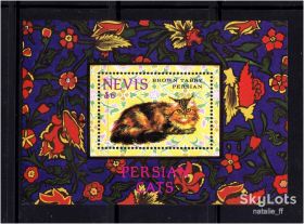 Фауна Фауна ^/--/^ NM   Невис 1994 г MNH - персы кошки - ^_^^^ NM Невіс 1994 MNH - перси кішки - фото фото фото