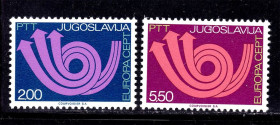 Балканський півострів Балканский полуостров ^/--/^ Югославия  1973 г  MNH - EUROPA CEPT ^_^^^ Югославія 1973 MNH - EUROPA CEPT - фото фото фото