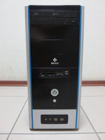 Корпуса Корпуса ^/--/^ Компьютерный корпус Bravo черный с серым ATX ^_^^^ Комп'ютерний корпус Bravo чорний з сірим ATX - фото фото фото