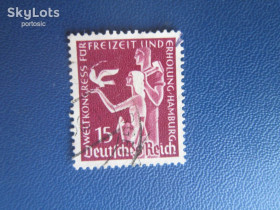 Третій Рейх (-) Третий Рейх (-) ^/--/^ Марка Німеччина Рейх 1936 конгрес по відпочинку і досугу 15 пф гаш ^_^^^ Марка Германия Рейх 1936 конгресс по отдыху и досугу 15 пф гаш - фото фото фото