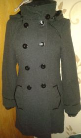 Пальто Пальто ^/--/^ стильне сіре пальто Vero Moda S нове бірки на гудзички ^_^^^ Стильное серое пальто Vero Moda S новое бирки на гудзички - фото фото фото