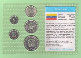 Венесуела Венесуэла ^/--/^ Набор монет ВЕНЕСУЭЛА блистер запайка пластик набір Венесуела ^_^^^ Набор монет ВЕНЕСУЭЛА блистер запайка пластик набор Венесуэла - фото фото фото