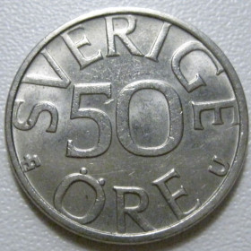Швеція Швеция ^/--/^ Швеція 50 ере 1979 року 40808 ^_^^^ Швеция 50 эре 1979 года 40808 - фото фото фото