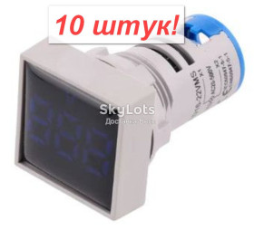 Амперметри, вольтметри Амперметры, вольтметры ^/--/^ 10 штук! AC вольтметр 0,40&amp;quot; 60-500 вольт синий квадратный для врезки глянец     (062 /--/ B) опт ^_^^^ 10 штук! AC вольтметр 0,40 &amp;quot; 60-500 вольт синій квадратний для врізки глянець (062 /--/ B) опт - фото фото фото