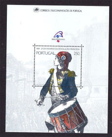 Португалія Португалия ^/--/^ Португалия 1989 г MNH - блок - ^_^^^ Португалія 1989 MNH - блок - фото фото фото