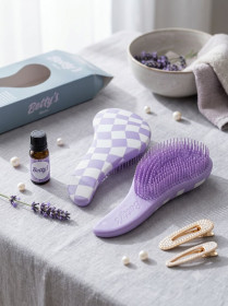 Гребінці Расчески ^/--/^ Гребінець для волосся Betty&amp;apos;s Brush з шаховим візерунком ^_^^^ Гребенец для волос Betty & amp; s Brush с шахматным узором - фото фото фото