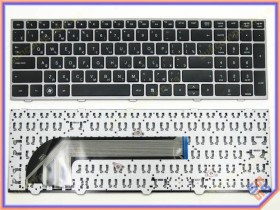 Клавіатури Клавиатуры ^/--/^ Клавиатура для HP Probook 4540 /--/ S, 4545 /--/ S (RU Black Серая рамка) ^_^^^ Клавіатура для HP Probook 4540 /--/ S, 4545 /--/ S (RU Black Сіра рамка) - фото фото фото