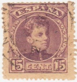 Іспанія Испания ^/--/^ Испания 1902 г. № 216  b гашеная ^_^^^ Іспанія 1902 р. No 216 b гашена - фото фото фото