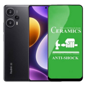 Чохли, бампера Чехлы, бампера ^/--/^ Захисне скло-плівка Fiji Ceramics для Xiaomi Redmi Note 12 Turbo повна проклейка чорний ^_^^^ Защитное стекло-пленка Fiji Ceramics для Xiaomi Redmi Note 12 Turbo полная проклейка черный - фото фото фото