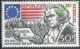 Сенегал Сенегал ^/--/^ Сенегал 1976 200 лет Декларации Независимости США 1 /--/ м. ^_^^^ Сенегал 1976 200 років Декларації Незалежності США 1 /--/ м. - фото фото фото