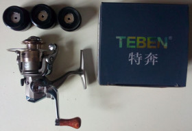 Котушки Катушки ^/--/^ Спиннинговая катушка Teben M-10  (новая, в упаковке) ^_^^^ Спінінгова котушка Teben M-10 (нова, в упаковці) - фото фото фото