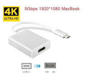 Кабелі та перехідники Кабели и переходники ^/--/^ Адаптер USB Type-C 3.1 -&amp;gt; HDMI/ТВ конвертер 5 /--/ Gbps 1920*1080 MacBook ^_^^^ Адаптер USB Type-C 3.1 - &amp;gt; HDMI/ТВ конвертер 5 /--/ Gbps 1920*1080 MacBook - фото фото фото