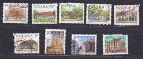 Польща Польша ^/--/^ СТАНДАРТ - АРХІТЕКТУРА = марки 1997, 1999, 2000, 2001, 2002, 2004, 2005 р = ПОЛЬЩА = гаш. = 9 шт + ^_^^^ СТАНДАРТ - АРХИТЕКТУРА = марки 1997, 1999, 2000, 2001, 2002, 2004, 2005 г = ПОЛЬША = гаш. = 9 шт + - фото фото фото