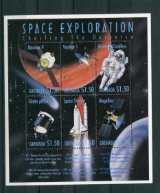 Освоєння космосу Освоение космоса ^/--/^ Гренада  Grenada Space 1999 Mi 3834-3839 Conquest of the universe from Mariner 9 to Magellan. MNH ^_^^^ Гренада Grenada Space 1999 Mi 3834-3839 Conquest of the universe from Mariner 9 to Magellan. MNH - фото фото фото