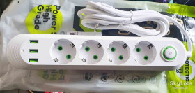 Мережеві фільтри Сетевые фильтры ^/--/^ переноска мережевий фільтр usb зарядне 2 /--/ м нова білого кольору ^_^^^ переноска сетевой фильтр usb зарядное 2 /--/ м новая белого цвета - фото фото фото