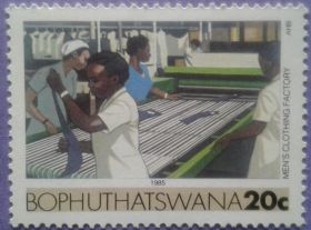 ПАР ЮАР ^/--/^ Бопутатсвана ЮАР 1985 фабрика стандарт Mi 159 MNH ^_^^^ Бопутатсвана ПАР 1985 фабрика Mi 159 MNH - фото фото фото