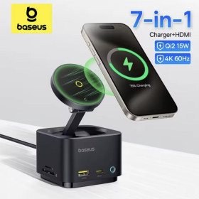 Док-станції Док-станции ^/--/^ НОВАЯ портативная станция Baseus MagPro 2 Qi /--/ 2 с беспроводной зарядкой ^_^^^ Нова портативна станція Baseus MagPro 2 Qi /--/ 2 з бездротовою зарядкою - фото фото фото