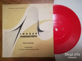Платівки Пластинки ^/--/^ Выходной-Н. Бродская, Ю. Гуляев-Ex.+, флексі-Мелодія ^_^^^ Выходной-Н. Бродская, Ю. Гуляев-Ex.+, флекси-Мелодия - фото фото фото