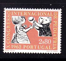 Португалія Португалия ^/--/^ ZM Португалия 1962 г MNH - дети ^_^^^ ZM Португалія 1962 MNH - фото фото фото