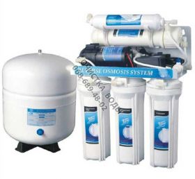Фільтри для води Фильтры для воды ^/--/^ Фильтр для воды осмос ROS-50 /--/ P с помпой насосом ^_^^^ Фільтр для води осмос ROS-50 /--/ P з помпою насосом - фото фото фото