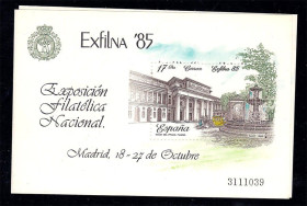 Іспанія Испания ^/--/^ EU  Испания  1985 г  MNH  - блок - архитектура ^_^^^ EU Іспанія 1985 MNH - блок - архітектура - фото фото фото