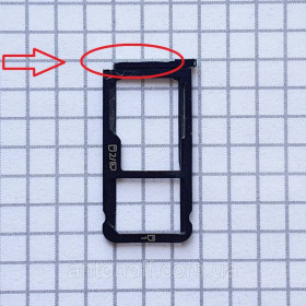Інше  (Корпуса) Другое (Корпуса) ^/--/^ Тримач сімкарт ZTE Blade A /--/ 6 A /--/ 0620 для телефона Б/В ^_^^^ Держатель симкарт ZTE Blade A /--/ 6 A /--/ 0620 для телефона Б/В - фото фото фото