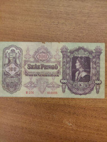 Угорщина Венгрия ^/--/^ Банкнота Венгрии 100 ренго 1930 ^_^^^ Банкнота Угорщини 100 ренго 1930 - фото фото фото