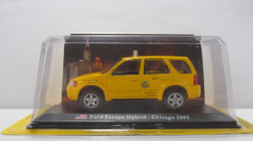 : Закордонні : Зарубежные ^/--/^ Ford Escape Hybrid Taxi Chicago 2005, Amercom. 1:43 запечатанный блистер ^_^^^ Ford Escape Hybrid Taxi Chicago 2005, Amercom. 1:43 запечатаний блістер - фото фото фото