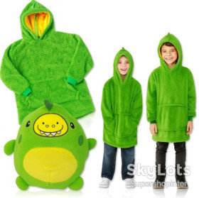 Худі, толстовки Худи, толстовки ^/--/^ Детский плед-толстовка Huggle Hoodie «Лесное приключение»  (зелёный) — уютный плед-худи 3 в 1 для игр и отдыха ^_^^^ Дитячий плед-товстівка Huggle Hoodie «Лісова пригода» (зелений) — затишний плед-худі 3 в 1 для ігор і відпочинку - фото фото фото