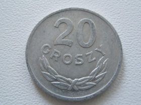 - року - года ^/--/^ Польша 20 грошей 1976 года #14495 ^_^^^ Польща 20 грошей 1976 року #14495 - фото фото фото
