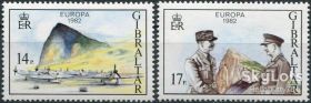 Великобританія Великобритания ^/--/^ Гибралтар 1982 Европа CEPT война армия авиация самолеты Mi 451-452 MNH ^_^^^ 1982 Європа CEPT війна армія авіація літаки Mi 451-452 MNH - фото фото фото