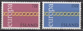 Інше Другое ^/--/^ Исландия Европа СЕПТ 1971 ^_^^^ Ісландія Європа СЕПТ 1971 - фото фото фото
