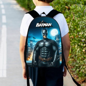 Рюкзаки, сумки Рюкзаки, сумки ^/--/^ Рюкзак детский Бетмен &amp;quot;Batman&amp;quot;34 /--/ х /--/ 27 /--/ см,городской ранец для мальчика с принтом (00562) ^_^^^ Рюкзак дитячий Бетмен &amp;quot;Batman &amp;quot;34 /--/ х /--/ 27 /--/ см,міський ранець для хлопчика з принтом (0571) - фото фото фото