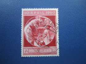 Третій Рейх (-) Третий Рейх (-) ^/--/^ Марка Німеччина Рейх 1940 гітлер День народження гаш КЦ 9.5 $ ^_^^^ Марка Германия Рейх 1940 гитлер День рождения гаш КЦ 9. 5 $ - фото фото фото