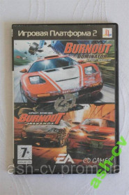 Диски з відеоіграми Диски с видеоиграми ^/--/^ Диск для Playstation 2 (Для чіпованих приставок), гра BURNOUT ^_^^^ Диск для Playstation 2 (Для чипированных приставок), игра BURNOUT - фото фото фото