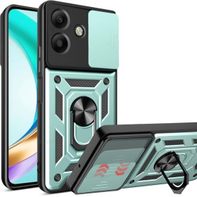 Чохли, бампера Чехлы, бампера ^/--/^ Чохол Fiji Camera Defence для Oppo A /--/ 40 / A /--/ 40 /--/ m бампер із захистом камери та підставкою Green ^_^^^ Чехол Fiji Camera Defence для Oppo A /--/ 40 / A /--/ 40 /--/ m бампер с защитой камеры и подставкой Green - фото фото фото