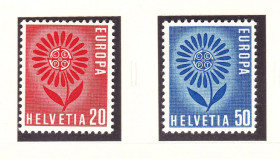 Малі Держави Європи Малые Государства Европы ^/--/^ Швейцария  1964 г  MNH  - EUROPA CEPT - ^_^^^ Швейцарія 1964 MNH - EUROPA CEPT - фото фото фото